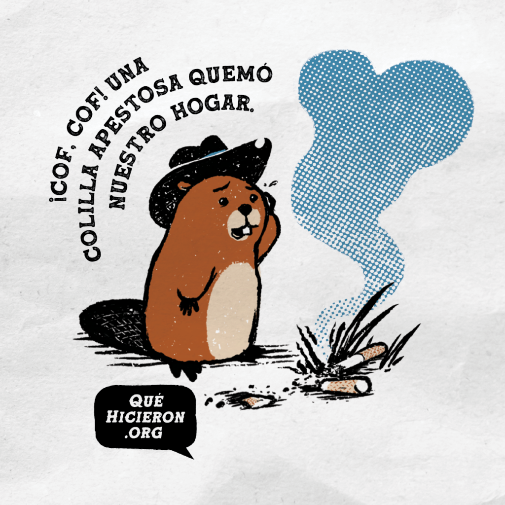 Apague los cigarrillos de forma segura