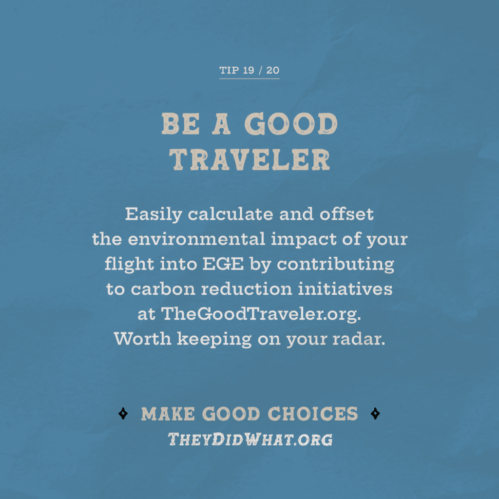 Be a Good Traveler